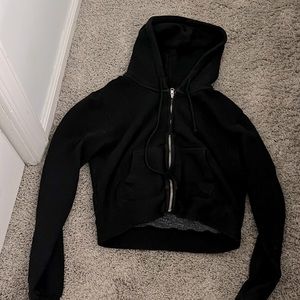 Brandy Melville cropped zip up